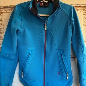 Spyder Blue Knit Jacket